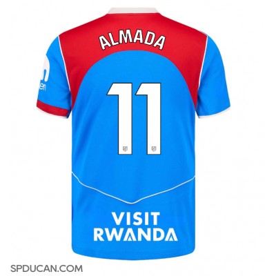 Muški Nogometni Dres Atletico Madrid Thiago Almada #11 Rezervni 2025-26 Kratak Rukav Muški Nogometni Dres Atletico Madrid Thiago Almada #11 Rezervni 2025-26 Kratak Rukav